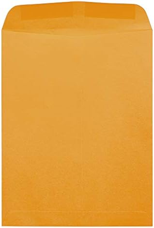 JAM PAPER 12 x 15 1/2 Open End Catalog Commercial Envelopes - Brown Kraft Manila - 25/Pack - Image 2