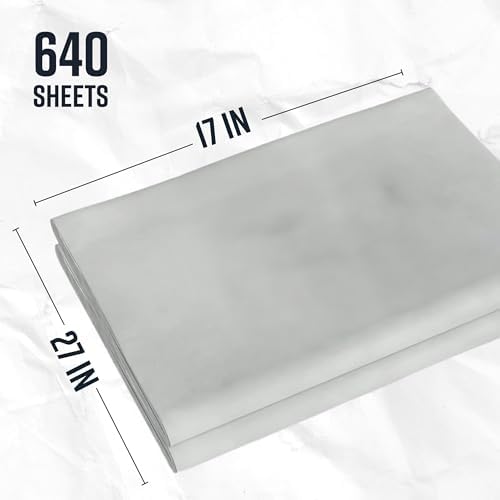 Bryco Goods Packing Paper Sheets for Moving | 640 Sheets | 27" x 17" | 20lb | Made in USA | Newsprint Paper | Must Have in Your Moving Supplies - Image 5