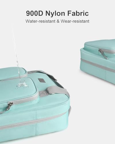 3 Inch Zipper Binder 3 Ring with Shoulder Strap & Multi-Pocket - Image 5