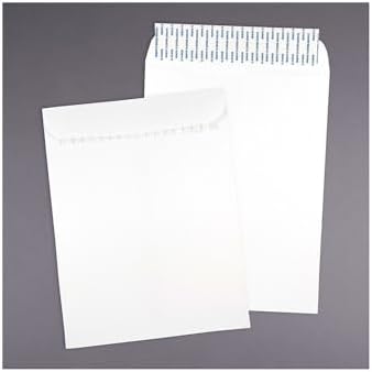 JAM PAPER 9 x 12 Open End Catalog Commercial Envelopes with Peel and Seal Closure - White - 25/Pack - Image 4