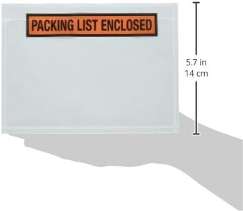 Sales4Less Packing List Envelopes 7.5" X 5.5" Pouches Invoice Enclosed Adhesive Bags Pack of 100 - Image 3