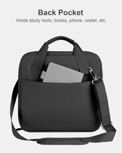 3 Inch Zipper Binder 3 Ring with Shoulder Strap & Multi-Pocket - Image 4