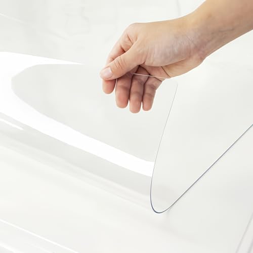 Warmstar Clear Table Cover Protector 14 x 24 Inch,1.5mm Thick Table Cover by Warmstar