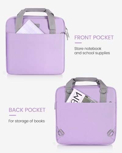 Realove 3 inch Zipper Binder 3 Ring with Pencil Pouch,Backpack Style - Image 3