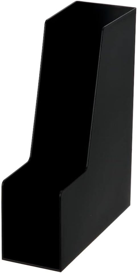 YBM Home Vertical File Bins Organizer Open Front Design for Easy Access to Files, Documents, and Magazines, Ideal for Home Office, Work Desktops, or School, Medium, 1262-1 by YBMHome