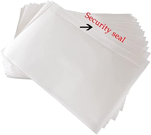 SJPACK 6" x 9" Packing List Envelopes, 500 Packs Clear Self Adhesive Shipping Labels Pouches - Image 2
