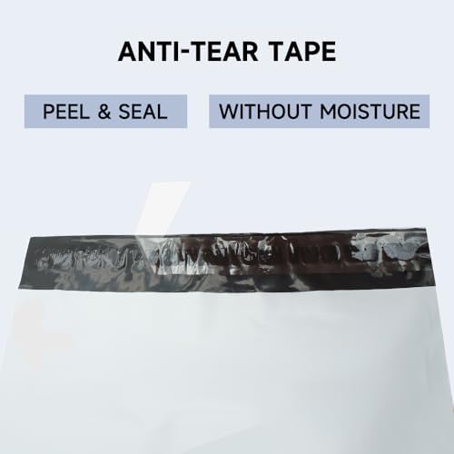 White Shipping Bags, Self-Seal Poly Mailers 10x13 Inch, 1000 Pack - Image 4