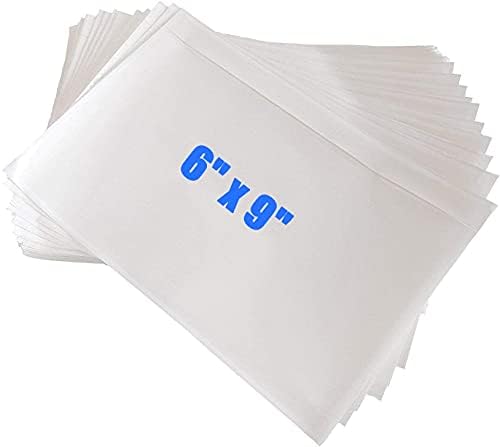 Immuson 6" x 9" Clear Adhesive Top Loading Packing List, Mailing Shipping Label Envelopes, 500 Bags - Image 2