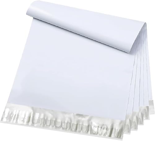 POLYSELLS 24x36 White Poly Mailers 5 Pack XXL Shipping Bags for Clothing by POLYSELLS