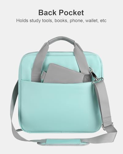 3 Inch Zipper Binder 3 Ring with Shoulder Strap & Multi-Pocket - Image 4