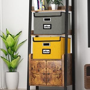 File Organizer Box with Lids, Collapsible File Folder Organizer | File Box with Plastic Slides for Document, Filing Bin for Letter Size Hanging File Folders (1 Pack, Smoky Gray) - Image 8