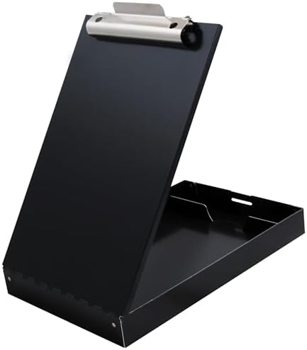 Saunders Redi-Rite Recycled Aluminum Storage Clipboard - Black - Letter Size (11018) by Redi-Rite