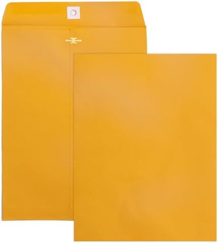 Goefun Manilla Clasp Envelopes, 9x12, 100 Pack by Goefun