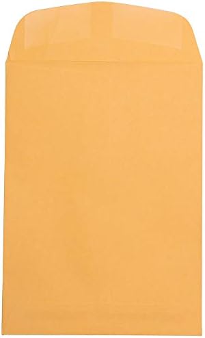 JAM PAPER 7 1/2 x 10 1/2 Open End Catalog Envelopes - Brown Kraft Manila - 100/Pack - Image 2