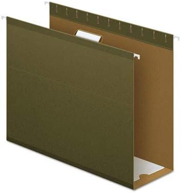 Pendaflex PFX4152X4 - Extra Capacity Reinforced Hanging File Folders with Box Bottom by Pendaflex