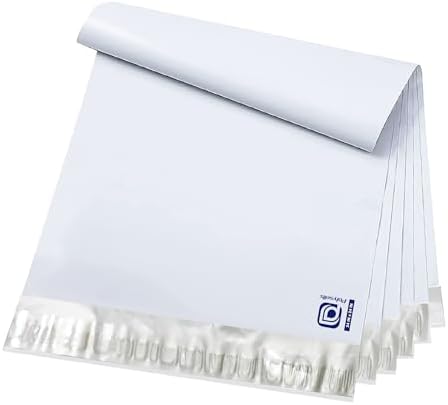 POLYSELLS 24x24 White Poly Mailers 25 Pack XL Shipping Bags for Clothes by POLYSELLS