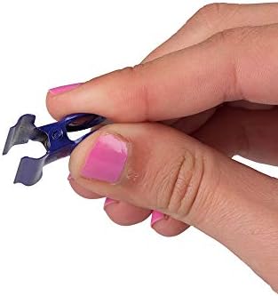 JAM PAPER Metal Bulldog Clips - Small - 22mm - Purple - 25/Pack - Image 5