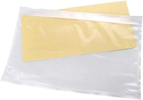 Immuson 6" x 9" Clear Adhesive Top Loading Packing List, Mailing Shipping Label Envelopes, 500 Bags - Image 6