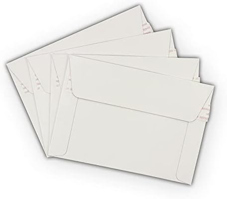 500 EcoSwift 6.5 x 4.5 Rigid Photo Mailers Stay Flats White Cardboard Self Seal Envelopes by EcoSwift