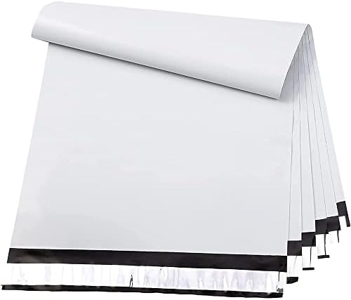 Metronic Poly Mailers 24×24 50 Pcs Large Shipping Bags for Clothes White by METRONIC