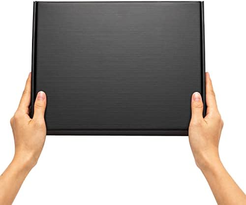Timirog Black Shipping Boxes 11 1/8 x 8 5/8 x 2" Letter Size 25 Pack - Corrugated Cardboard Mailing Box for Small Business, Literature Mailer Supplies for Packaging Pictures, Books, Clothes, Gifts - Image 7