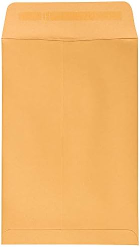 JAM PAPER 6 x 9 Open End Catalog Envelopes with Peel and Seal Closure - Brown Kraft Manila - 50/Pack - Image 3