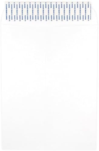 JAM PAPER 9 x 12 Open End Catalog Commercial Envelopes with Peel and Seal Closure - White - Bulk 100/Box - Image 2