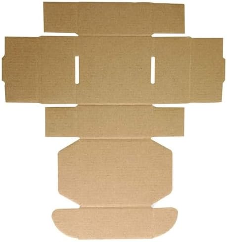 4x4x2'' (Inner Size) Corrugated Mailer, 25 Pack, Cardboard Small Shipping Boxes, Oyster White (CM442-25) - Image 4