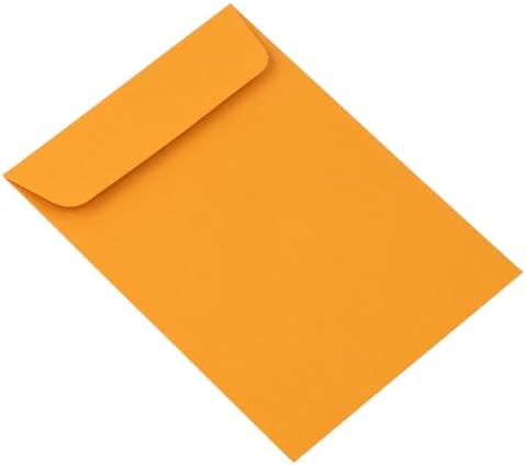 JAM PAPER 5 1/2 x 7 1/2 Open End Catalog Envelopes with Peel and Seal Closure - Brown Kraft Manila - Bulk 500/Carton - Image 7