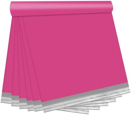 Pink Shipping Bags, Self-Seal Poly Mailers 10x13 Inch, 100 Pack by Unknown