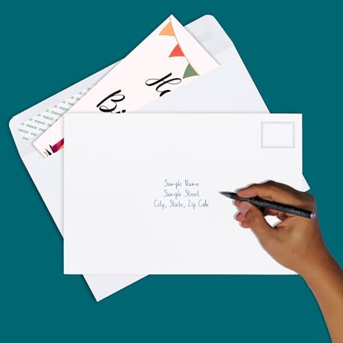6x9 Booklet Envelopes - 500 pack - Self Seal Mailing Letter Envelopes with Peel & Seal Closure - Open-Side 6x9 Envelopes - 28 lb Paper - Plain Bright White for Business and Personal Use - Image 6
