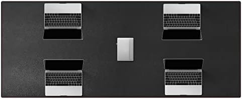 ZORESYN Conference Table Pads PU Leather 66.9" x 27.6" (Black) by ZORESYN