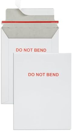Blue Summit Supplies 50 6.25" x 8.25" Rigid Mailers, Self Seal, Do Not Bend by BlueSummitSupplies