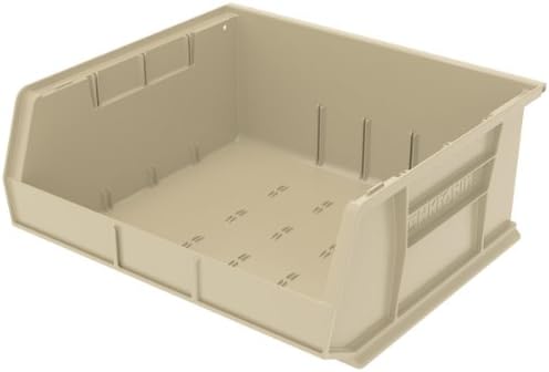 Akro-Mils 30250 AkroBins Plastic Storage Bins, 15"x16"x7", Stone, 6-Pack | Space-Saving Stackable Bins for Garage, Pantry, Craft Organization - Image 2