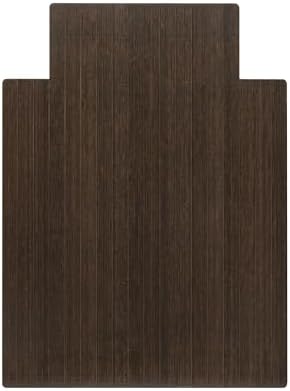Anji Mountain 48" x 36" Bamboo Office Chair Mat for Carpet & Hardwood Floor - Image 2