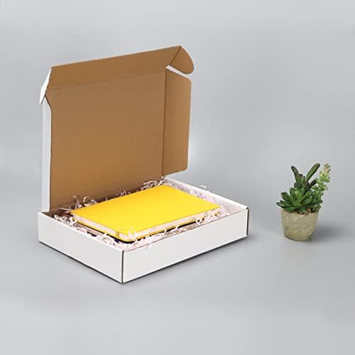 HORLIMER 11x8x2 inches Shipping Boxes Set of 25, White Corrugated Cardboard Box Literature Mailer - Image 6
