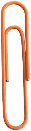 JAM PAPER Colorful Jumbo Paper Clips - Large 2 Inch - Orange Paperclips - 75/Pack - Image 3