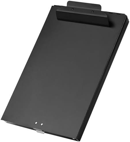 ZCZN Aluminum Clipboard with Storage, 4 Pack Recycled Metal Clipboard Box, Form Holder, Suitable for School, Office, Jobsite or Medical Staff, 9.25 x 13.78 Inches, Black - Image 5