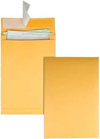 Quality Park Expansion Envelopes, Plain, 40 lbs., 10 x 13 x 2 Inches, 25 per Pack, Kraft (93336), Light Brown by Quality+Park