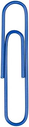 JAM PAPER Colorful Jumbo Paper Clips - Large 2 Inch - Dark Blue Paperclips - 75/Pack - Image 3