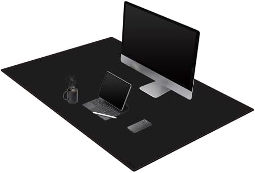 ZORESYN Black PU Leather Desk Pad 55.12" x 31.50" - Image 7
