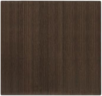Anji Mountain 52" x 48" Bamboo Office Chair Mat for Carpet & Hardwood Floor - Image 2
