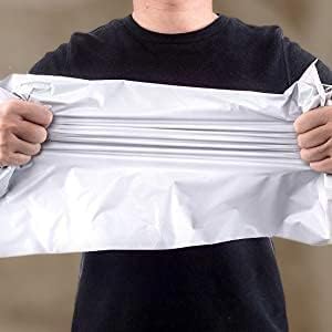 iMBAPrice White Poly Mailers 12x15.5 Inch 200 Pack (#5), Self-Seal Waterproof Shipping Envelopes, Tear-Resistant Plastic Mailing Bags for Clothing & Small Business Packaging - Image 3