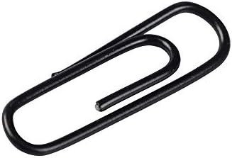 JAM PAPER Colorful Standard Paper Clips - Regular 1 Inch - Black Paperclips - 100/Pack - Image 4
