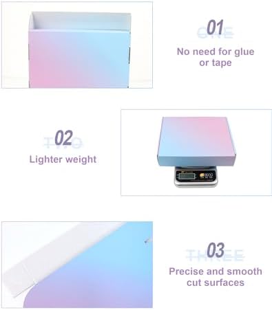Shipping Boxes 10"x8"x2" Cardboard Boxes: 30-Pack Purple Gradient Mailer Box - Boxes for Packaging Small Business - Image 4