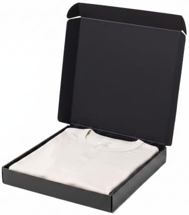 Timirog Black Shipping Boxes 14x14x2 Inches 20 Pack Corrugated Cardboard - Image 4