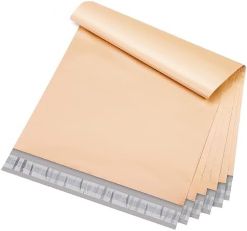 Metronic Poly Mailers 12x15.5 100PC Self-Seal Shipping Bags, Champagne by METRONIC