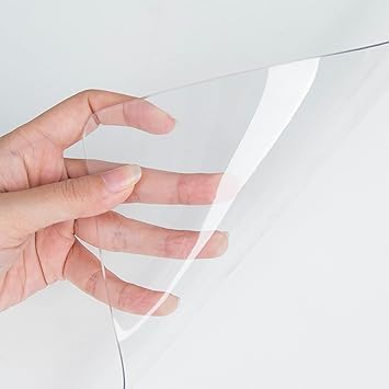 Oterri Clear Writing Desk Pad, 47.2’’x16.9” Heat Resistant Waterproof PVC Round Edge Durable Desk Protect Mat, Anti-Static Writing Mat Table Protector - Image 3