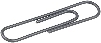 JAM PAPER Colorful Jumbo Paper Clips - Large 2 Inch - Gray Paperclips - 75/Pack - Image 4