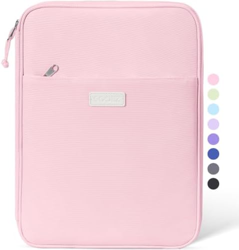 Sooez Zipper Binder Bag, 1 Inch Binders 3 Ring O-Ring, 5-Tab Divider Folder by Sooez